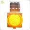 Driveway traffic safety anti-UV ABS plastic shell solar LED strobe light