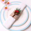 Wholesale Christmas Pine Cone Napkin Ring Simulation Plant Fruit Buckle