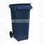 120 Liter Recycle Waste Bin Plastic Dustbin With Wheel Rectangular Park Plastic Trash Can