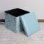 PVC ottoman with pattern
