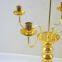 5 Arms Iron Gold Silver Metal Candle Holder Wedding Centerpiece Metal Taper Candlestick Stand