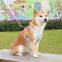 Premium Reflective Dog Harness Leash Heavy Duty Nylon Pet Rope Lead with Comfortable Handle & Anti-Tangle Swivel Clip for Dogs