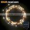 Outdoor Solar Powered LED String Lights Waterproof Copper Wire Lights for Garden Party 800mA Capacity