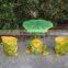 2015 Hot Sales Cheap Wholesale Magnesia Craft Lotus Tables and Frog Chairs