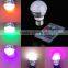 E27 3W RGB LED Magic Bulb Lamp + 24Key IR Remote Control Colors Change