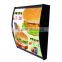 Hot sale Fast food restaurant acrylic illuminated led menu board