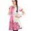 new style net party wear embroidered kurta