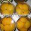 Canned yellow peach in syrup