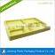 Dongguan customized luxury flocking colorful cosmetic tray