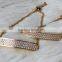 2015 Fashion design Handchain Bracelet and Stainless Steel Bracelet with Zircone stone by CZ Setting