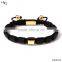Bracelet Jewelry Charm Square Beads Mens Bracelets with Natural Stone bracelet