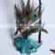 Peacock Feather Mask And Cock Feather Mask With Crystal Diamond For Masquerade Mask Feather