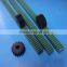 Professional manufacture Nylon66 gear rack for sliding plastic gate different materials