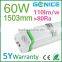 Emergency led tri-proof luminaires 2ft 4ft 5ft tri-proof led light IP65 CE ROHS led tri-proof 60w 5ft