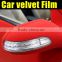 newest high quality red velvet car deroration vinyl film