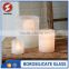 wholesale customized frosted glass candle holders