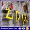 stainless steel front lit letters for different store