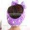 100% cotton hair band for sports baby headband with flowers wholesale