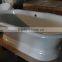 freestanding cast iron bath tub with pedestal