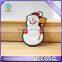 Father Christmas Santa Claus plastic rubber decorating fridge magnet