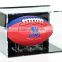 Custom clear square acrylic rugby ball display box