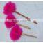 Mini Lambswool Duster With Wooden Handle