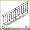 Aluminum Material and Flooring Mounted modern metal stair railings