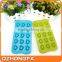 Brand new heart shape silicone baking cake mold ,silicon ice tray with great price