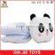 custom cute plush panda air quilt office noon break pillow