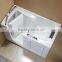 Q373 walk in tub faucet acrylic white walk in bathtub with inward opening door
