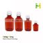 Amber liquid bottle child resistant 4oz