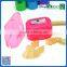 2016 bulk sale one hole plastic pencil sharpener with transparent color