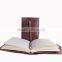Large Embossed Leather Journal Cover With Pencil Closure