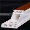65mm Series 6 Chambers UPVC Plastic Profile Wood Film Laminated PVC Hollow Profile