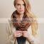 Top Sale 80% Acrylic Winter Fashion Loop Scarf With Lurex Infinity Scarf