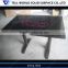 Custom make!!! Logo printed artificial marble top dining table with logo on surface
