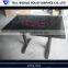 Custom make!!! Logo printed artificial marble top dining table with logo on surface