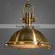 Roberts Loft Indusctrial pendant Light Chrome/Brass/Black Color Iron Pendant Lights