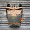 Custom hot sale and high quality waxed canvas backpack with leather trim                        
                                                Quality Choice