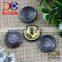 17MM Gunmetal Logo Metal Snap Button for Jacket And Casual Clothing