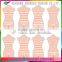 pink striped spandex white swimming fabric materials