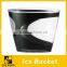 2 tone acrylic ice bucket wine cooler