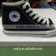 High quality black canvas rubber sneaker shoes