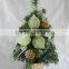 wholesale christmas circle, beautiful wreath decoration,xmas tree assessories heart shape Christmas tree