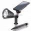 Solar Powe LED Garden Lights IP44 Waterproof Outdoor Garden Spot Lights Spike Lawn Lamp Landscape Lighting Spotlight