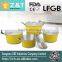 eco friendly aluminum cooking pot set color coated outer