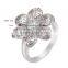 Graceful Flower Shaped Women Lovely Ring for Party Girlfriend Gift