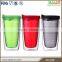 Wholesale 16oz Double Wall Acrylic Tumblers With Paper Insert