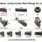 Stainless steel 316 A4 undercut screws for Reveal track system