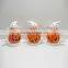 Halloween gifts ceramic pumpkin decor with LED